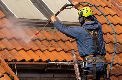 Démoussage et hydrofuge de toiture à Hinckange